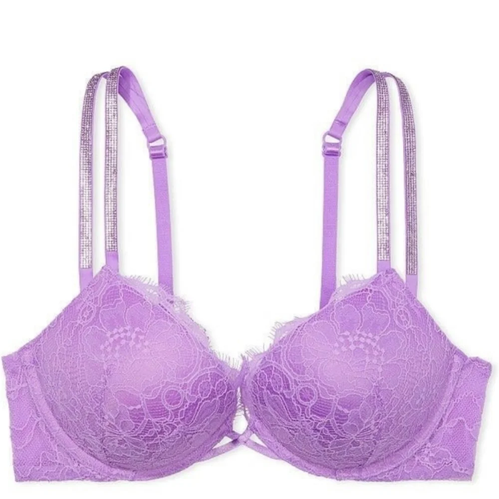 Shine Bombshell & Brazilian Matching Lingerie Set 32D/Small - Victoria’s Secret